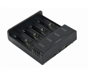 Gembird BC-USB-02 Nabíječka baterií na 4 ks / Ni-MH + Li-ion