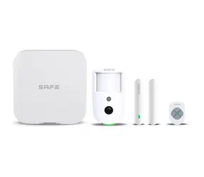 SAFE Starter Kit Cam bílá / Bezdrátová sada zabezpečení s foto verifikací / LAN / Wi-Fi / 2xSIM / 150 kanálů