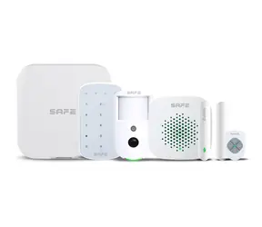 SAFE Starter Kit Cam Plus bílá / Bezdrátová sada zabezpečení s foto verifikací / LAN / Wi-Fi / 2xSIM / 150 kanálů