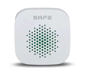 SAFE Indoor Siren bílá / Bezdrátová interiérová siréna pro poplachové systémy