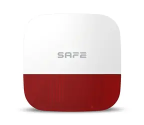 SAFE Outdoor Siren bílá / Bezdrátová venkovní siréna 