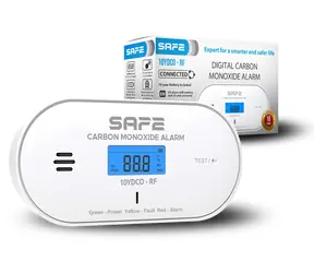 SAFE 10YDCO-RF - Bezdrátově propojitelný hlásič oxidu uhelnatého (CO) FireSafe