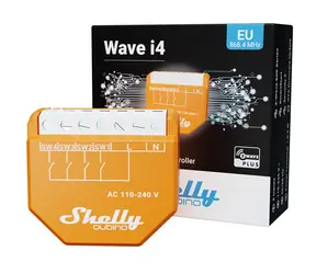 Shelly Wave i4 LR / modul pro aktivaci scén / Z-Wave