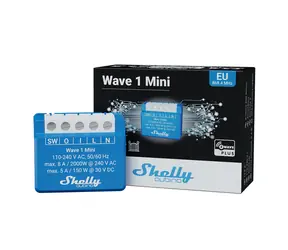 Shelly Wave 1 Mini LR / spínací modul 1x 8A / Z-Wave