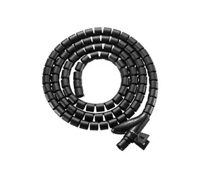 EVOLVEO CableHold černá / organizér kabelů / 2,5 m x 2 cm / samosvorný