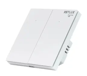 RETLUX RSH 302 Smart vypínač pod omýtku 2 tlačítka bílá / ZigBee 2.4GHz / 3–600 W