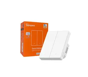 SONOFF ZBM5 SwitchMan Zigbee inteligentní nástěnný vypínač / 2-tlačítka / 86 mm / bílá