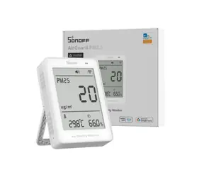 SONOFF SAWF-07P AirGuard monitor kvality vzduchu PM2.5/PM10 s Matter přes Wi-Fi