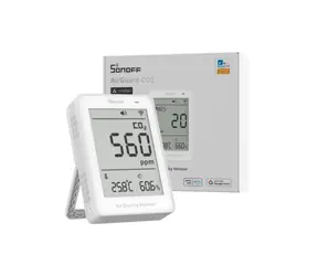 SONOFF SAWF-08P AirGuard CO2 Matter přes Wi-Fi monitor kvality vzduchu