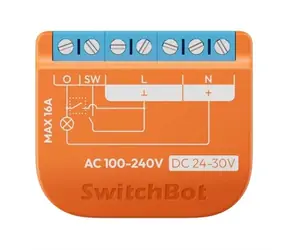 SwitchBot Relay Switch 1PM / chytré relé s měřením spotřeby / 1 kanál / Bluetooth / Wi-Fi