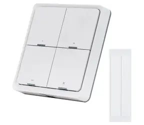 RETLUX RSH 305 Chytrý bezdrátový nástěnný vypínač 4 tlačítka bílá / ZigBee 3.0