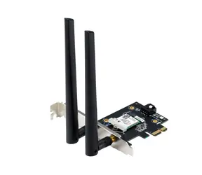 Rozbaleno - ASUS PCE-BE6500 / Wi-Fi 7 / Bluetooth 5.4 / 2.4 GHz + 5.0 GHz + 6.0 GHz / rozbaleno