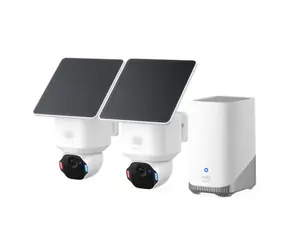 Anker eufy E42 bílá / HomeBase 3 + 4x IP kamera se solárním nabíjením / 360° / noční vidění / microSD / Wi-Fi / 4k