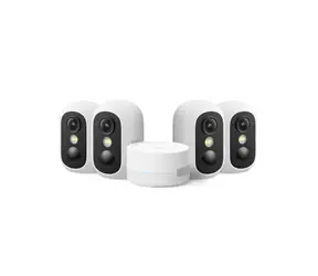Anker eufy C35 bílá / HomeBase Mini + 4x IP kamera / 1080p / 130° / noční vidění / microSD / Wi-Fi