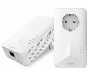 STRONG Powerline 1000 WF DUO EU V2 / Sada 2ks Powerline adaptérů / 1000Mbps / 1x GLAN / Wi-Fi 1200Mbps@2.4/5GHz