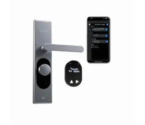 Rozbaleno - Shelly LOQED Smart Lock chytrý elektronický zámek dveří stříbrná / rozbaleno