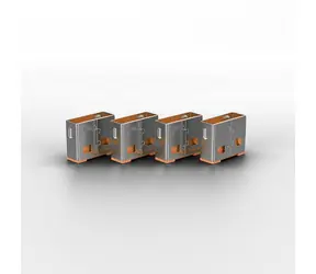 Lindy 40453 Blokátor portů USB s klíčem oranžová /4 ks