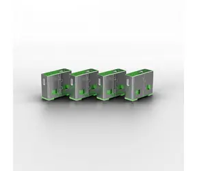 Lindy 40461 Blokátor portů USB bez klíče zelená / 10 ks