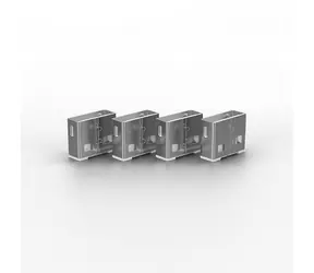 Lindy 40464 Blokátor portů USB bez klíče bílá / 10 ks