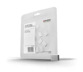 Lindy 40439 Blokátor portů USB-C bílá / 10 ks