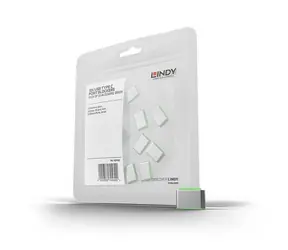 Lindy 40438 Blokátor portů USB-C bez klíče zelená /10 ks