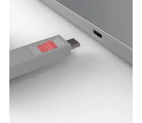 Lindy 40425 Blokátor portů USB-C s klíčem růžová / 4 ks