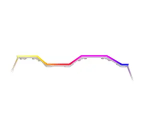 Rozbaleno - Hyte Noodle LN70 ARGB LED Strip bílá / pro y70 / 44x LED  / rozbaleno