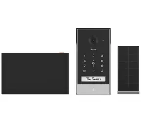 EZVIZ EP7 Chytrý domácí interkom černo-stříbrná / Wi-Fi / 2K / dotykový monitor 7" / bezdrátový zvonek / IP65