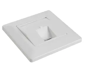 Rozbaleno - Solarix modulární zásuvka pro 1 keystone pod omítku bílá / rozbaleno
