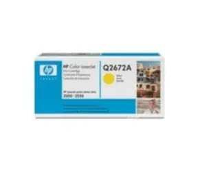 HP Q2672A originální toner / CLJ 3500, 3550 / 4.000 stran / Žlutý
