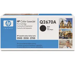 HP Q2670A originální toner / CLJ 3500, 3700 / 6.000 stran / Černý