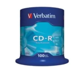 Verbatim 100ks CD-R 700MB 52x / Extra Protection / Spindl