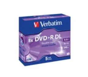 Verbatim 5ks DVD+R DL 8.5GB 8x / JewelCase
