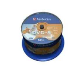 Verbatim DVD-R(50-Pack)Spindle/Inkjet Printable/16x/4.7GB