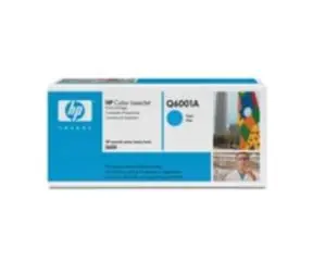 HP Q6001A originální toner / CLJ 1600, 2600 / 2.000 stran / Modrý