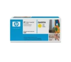 HP Q6002A originální toner / CLJ 1600, 2600n / 2.000 stran / Žlutý