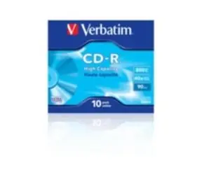 VERBATIM CD-R 800MB, 40x, jewel case 10 ks