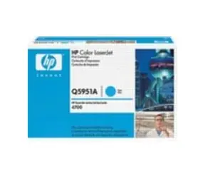 HP Q5951A originální toner / CLJ 4700 / 10.000 stran / Modrý