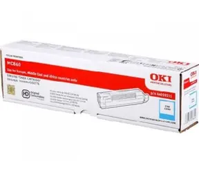 OKI originální toner pro MC860 modrá / 10.000 stran