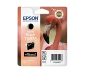 EPSON T0878 originální cartridge / 11.4 ml / matně černá