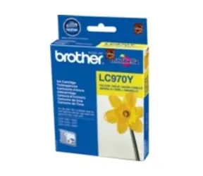 Brother LC-970Y originální cartridge / DCP-135C, DCP-150C / 300 stran / Žlutá