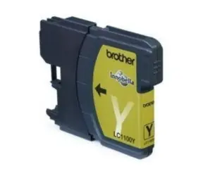 Brother LC-1100Y originální cartridge / DCP-185C, DCP-385C / 325 stran / Žlutá