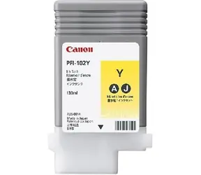 Canon PFI-102  originální inkoustová kazeta žlutá / 130ml