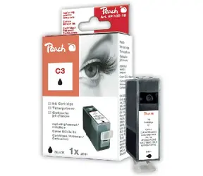 Peach BCi-3e alternativní cartridge / 25 ml / černá