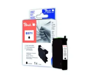 Peach T0711 alternativní cartridge s chipem / 7.4 ml / Černá