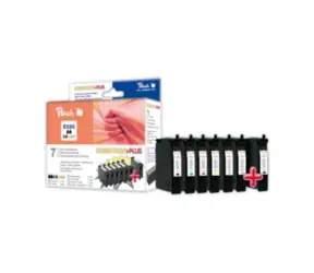 Peach T0801-T0806 alternativní cartridge / 7 x 8,6 ml  / CombiPack PLUS