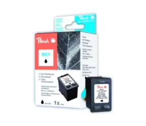 Peach inkoustová náplň černá kompatibilní s HP C9351AE, No. 21XL