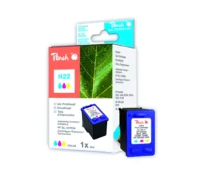 Peach Remanufactured 22 alternativní cartridge / HP DeskJet 3920 / 17 ml / Barevná