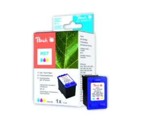 Peach Remanufactured 57 alternativní cartridge / DeskJet 450Cbi, 5550 / 17 ml / Barevný