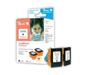Peach 338 alternativní cartridge pro DeskJet 5740 černá / TwinPack